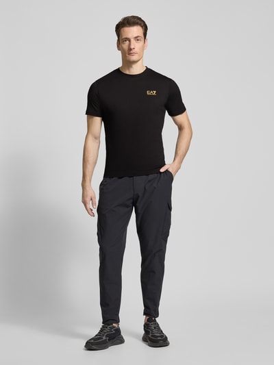 EA7 Emporio Armani T-Shirt aus reiner Baumwolle Modell 'TRAIN CORE' Black 1