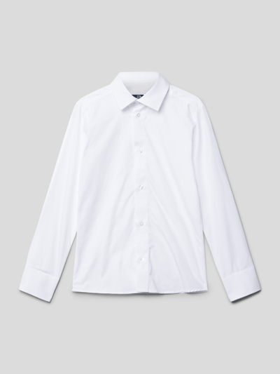 Paul Dantus Slim Fit Hemd mit Kentkragen Weiß 1