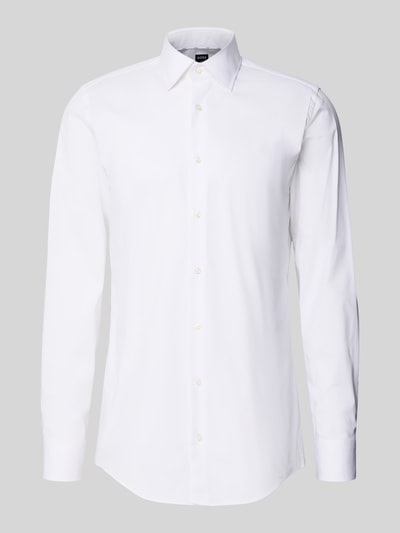 BOSS Slim Fit Businesshemd mit extra langem Arm Weiss 2