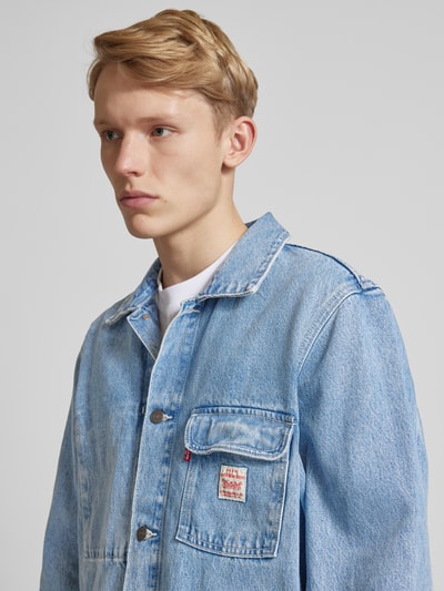 Levi's® Jeansjacke mit Brusttaschen Modell 'BROADWAY' Hellblau 3