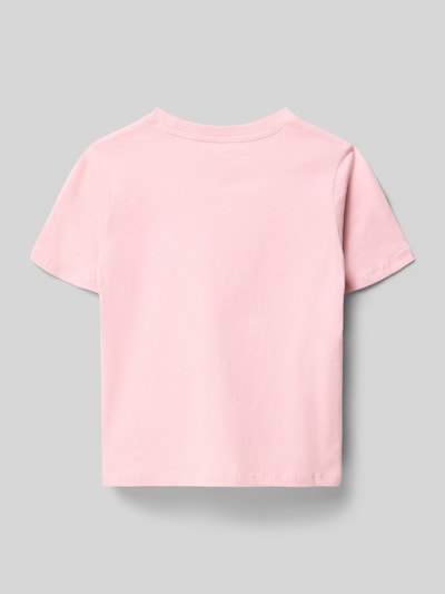 Produktfoto, dziecięcy t-shirt Regular Fit T-Shirt aus reiner Baumwolle Modell 'BEATE' von Only, efekt: jednolity kolor, krój regular fit, dżersej, czysta bawełna, krótki rękaw, okrągły dekolt, tył bez nadruku