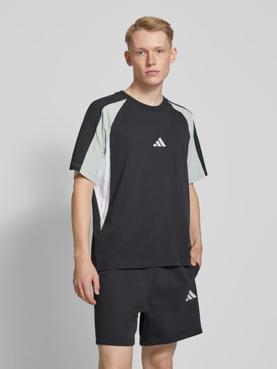 ADIDAS SPORTSWEAR T-Shirt mit Label-Print Black 4