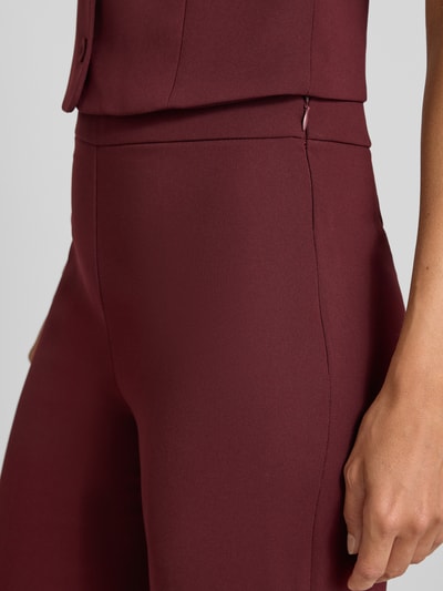 Mango Stoffhose mit elastischem Bund Modell 'IGUANA' Bordeaux 3