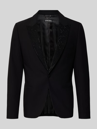 Antony Morato Slim Fit Sakko mit Ziersteinbesatz Modell 'VIVIENNE' BLACK 2