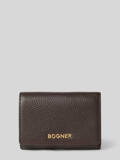 BOGNER Portemonnee met labeldetail, model 'nena' Donkerbruin - 1