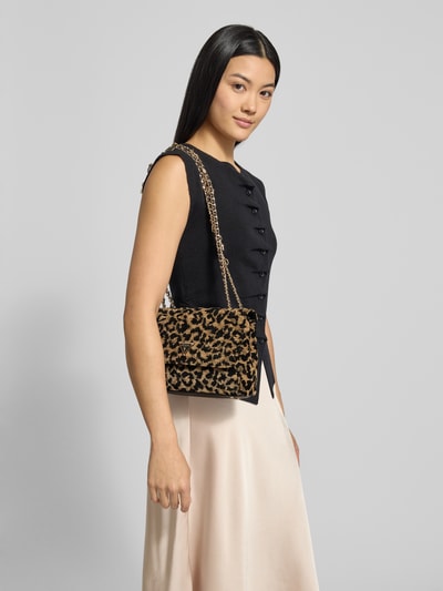 Guess Handtasche mit Label-Detail Modell 'GIULLY' Beige 1