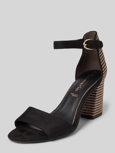 Tamaris Sandalette mit Blockabsatz Black 1