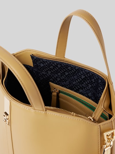 Tommy Hilfiger Handtas met labelapplicatie, model 'HERITAGE' Beige - 5