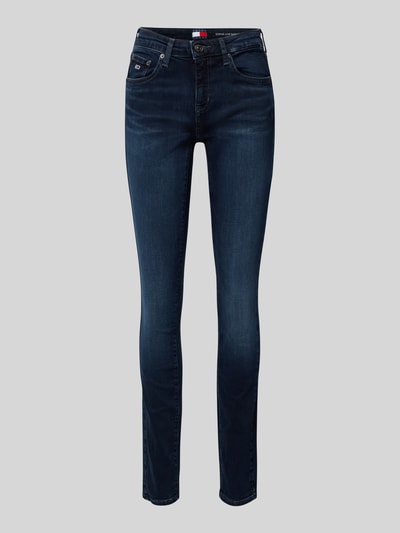 Tommy Jeans Skinny Fit Jeans im 5-Pocket-Design Modell 'SOPHIE' Dunkelblau 1