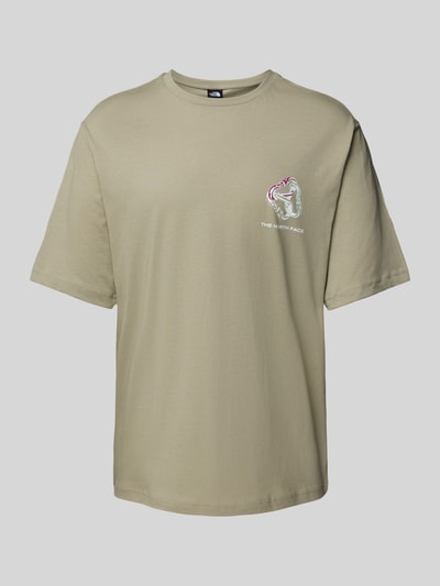 The North Face T-shirt z nadrukiem z logo Jasnoszary 2