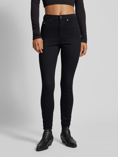 Tommy Jeans Skinny fit jeans in 5-pocketmodel, model 'SYLVIA' Zwart - 4