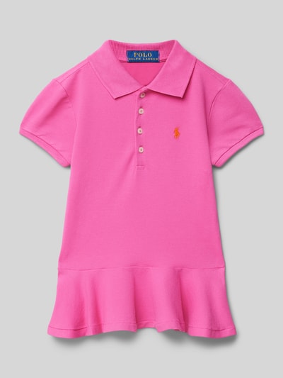 Polo Ralph Lauren Kids T-Shirt mit ausgestellter Rockpartie Pink 1