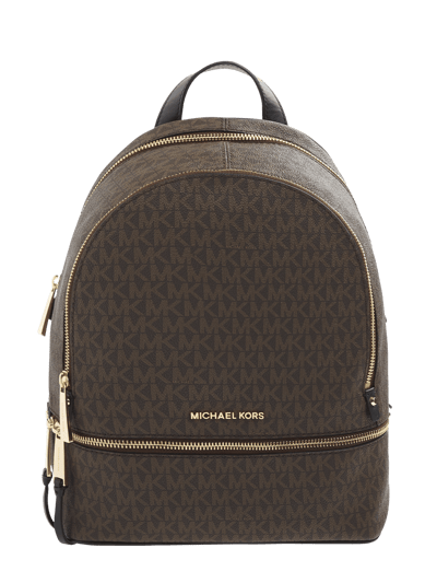 MICHAEL Michael Kors Rugzak met multimediavak, model 'Rhea' Middenbruin - 1