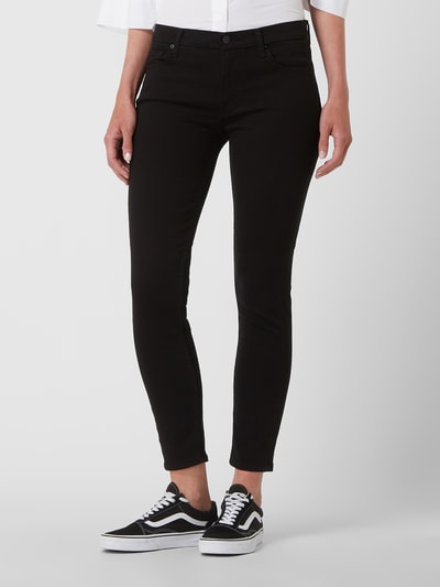 7 For All Mankind Skinny fit jeans met lyocell  Zwart - 4