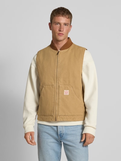 Levi's® Weste mit Stehkragen Modell 'SANSOME' Beige 4