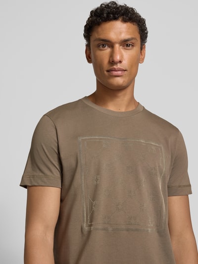 JOOP! Collection T-shirt met motiefprint Beige - 3