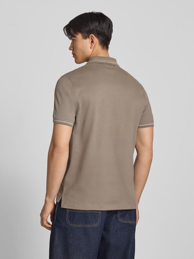 Tommy Jeans Regular Fit Poloshirt aus reiner Baumwolle Beige 5
