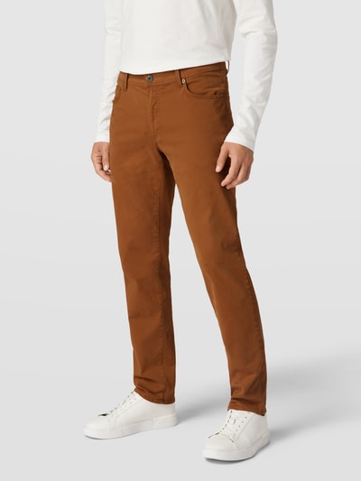 Brax Straight Fit Chino mit Label-Detail Modell 'Cadiz' Camel 4