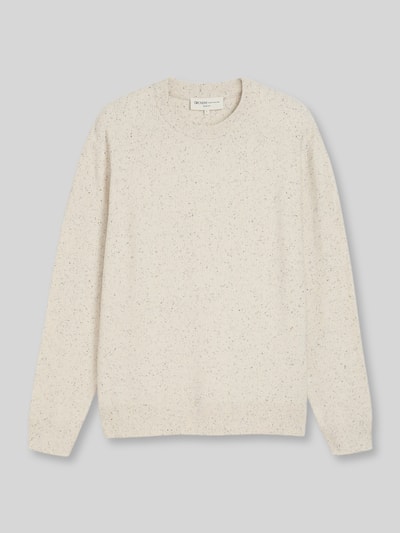 Tom Tailor Denim Pullover aus reiner Baumwolle mit Crew Neck Offwhite 2