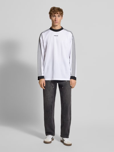adidas Originals Longsleeve mit gerippten Abschlüssen Weiss 1