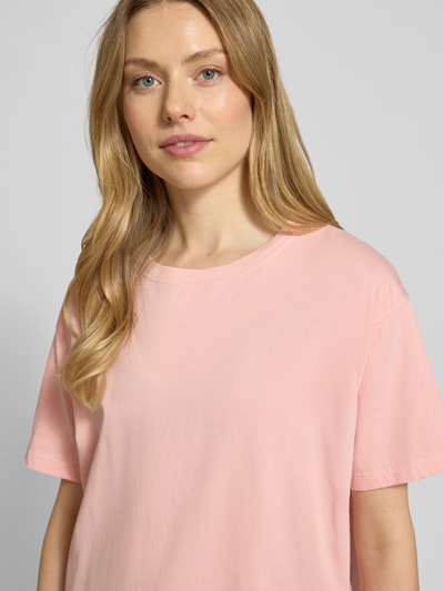 American Vintage T-shirt met ronde hals, model 'FIZVALLEY Roze - 3