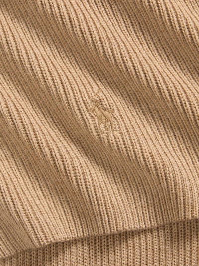 Polo Ralph Lauren Schal aus reiner Wolle mit Logo-Stitching Camel 2