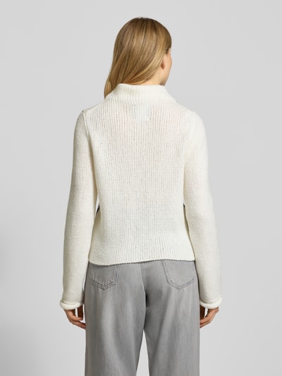 Marc Cain Strickpullover mit Stehkragen Offwhite 5