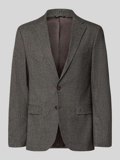 MCNEAL Regular Fit colbert met klepzakken Donkerbruin - 2