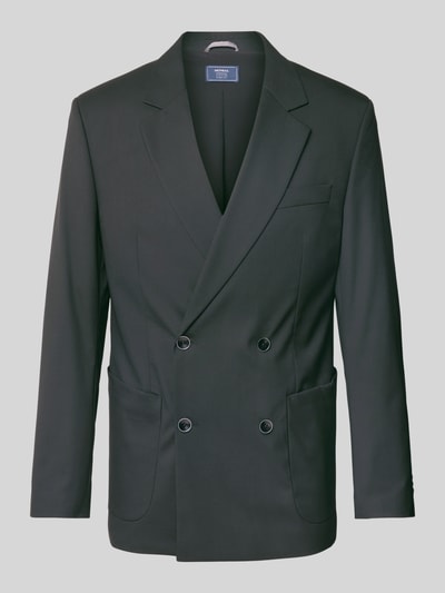 MCNEAL Slim Fit Sakko mit aufgesetzten Eingrifftaschen Black 2