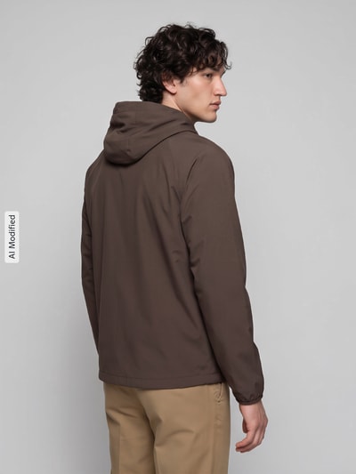 Under Armour Regular Fit Trainingsjacke mit Label-Print Model 'Vibe' Schlamm 5
