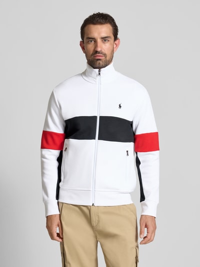 Polo Ralph Lauren Bluza rozpinana ze stójką i kieszeniami zapinanymi na zamek błyskawiczny Złamany biały 4