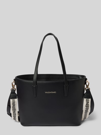 VALENTINO BAGS Shopper mit Label-Details Modell 'CARINA' Ecru 1