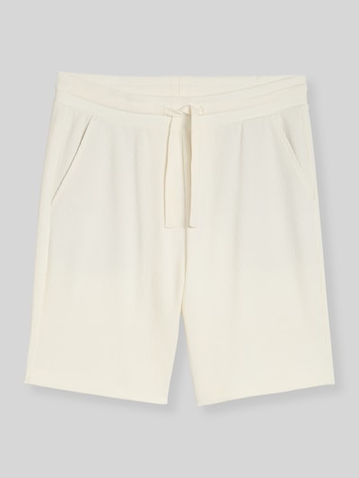 Tom Tailor Denim Regular Fit Sweatshorts aus Baumwoll-Mix Offwhite 2