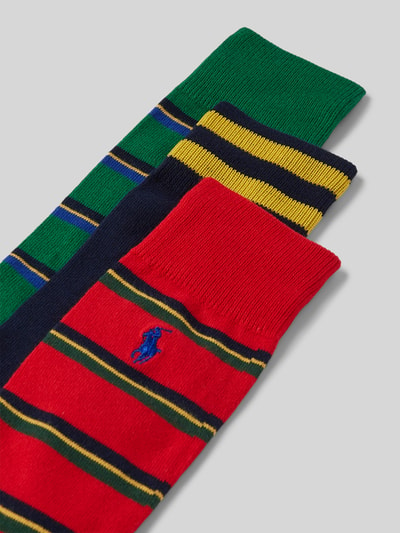 Polo Ralph Lauren Underwear Socken mit Logo-Stitching im 3er-Pack Marine 2