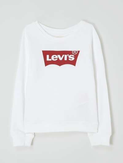 Levi’s® Kids Sweatshirt mit Logo Weiss 1