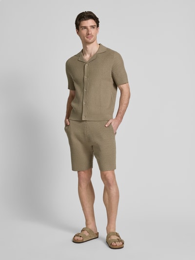 JAKE*S STUDIO MEN Vest met knoopsluiting Roodbruin - 1