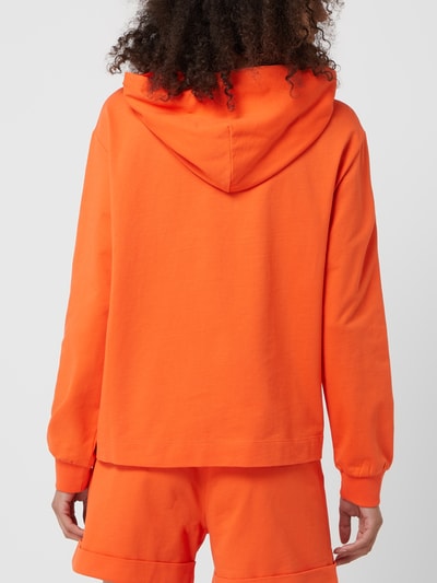 Love Moschino Hoodie aus Baumwolle mit Stickerei  Orange 5