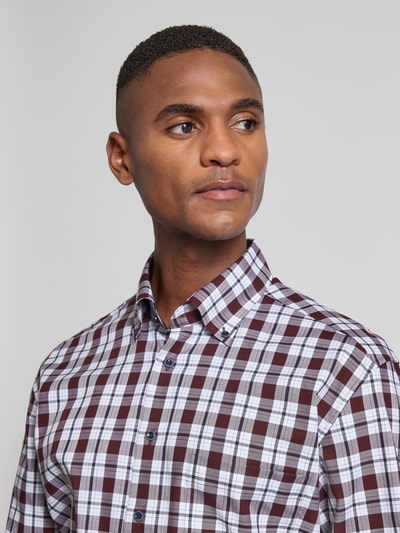 ETERNA Comfort Fit Business-Hemd mit Knopfleiste Rot 3