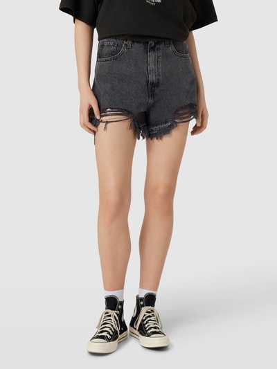 Levi's® Mom Fit Jeansshorts  im 5-Pocket-Design Black 4