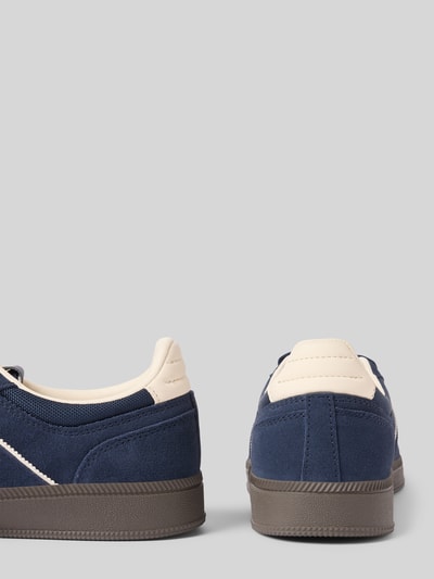 Tommy Jeans Low Top Sneaker aus echtem Rindsvelours Dunkelblau 2