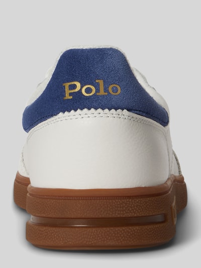 Polo Ralph Lauren Sneakersy z naturalnej skóry bydlęcej Biały 4