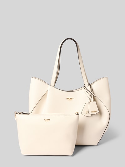 GUESS Tote tas in leerlook model 'Amorette' Offwhite - 1