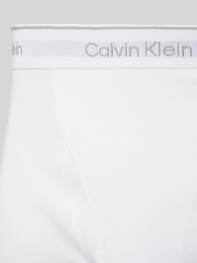 Calvin Klein Underwear Obcisłe bokserki z pasem z logo w zestawie 3 szt. model ‘BOXER BRIEF’ Jasnoszary 2