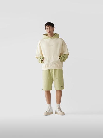 Preach Hoodie in Two-Tone-Machart Weiß 1