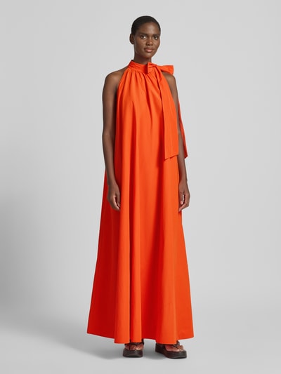 Essentiel Antwerp A-Linien-Kleid mit Neckholder Modell 'JAYDA' Orange 4