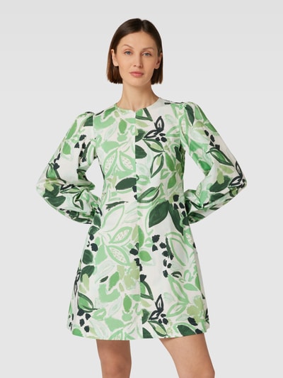 JAKE*S STUDIO WOMAN Mini-jurk met bloemenmotief Lichtgroen - 4