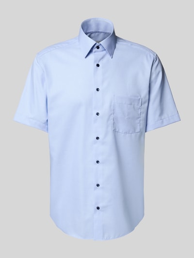 ETERNA Modern fit zakelijk overhemd met knoopsluiting Blauw - 2