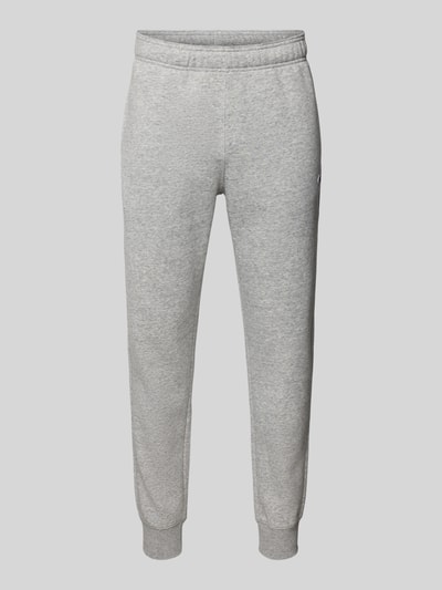 CHAMPION Regular fit sweatpants met logostitching Middengrijs gemêleerd - 2