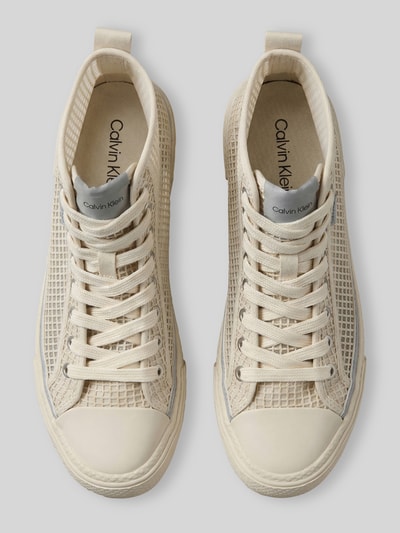 CK Calvin Klein High Top sneakers van puur katoen Zand - 3
