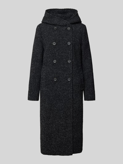 Gil Bret Mantel mit Kapuze aus Baumwoll-Mix mit Woll-Anteil Black 2